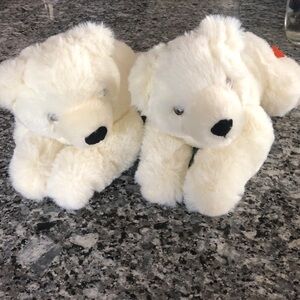 WildRepublic 2 Small 8” Baby POLAR BEARS Collectible NWOT